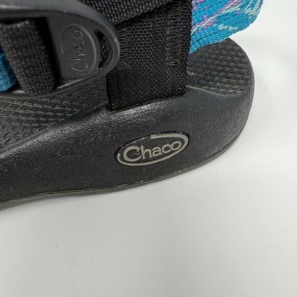 Chaco ZX1 Vibram Yampa Shoes Sandals Women's 6 Blue Outdoor Hiking Camping Comfy - Picture 10 of 12